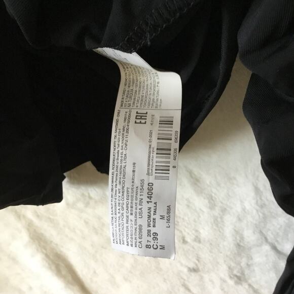 MNG Black Long Sleeve Sheer V-Neck Top - Picture 7 of 8